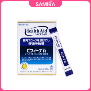 Bột Men vi sinh Hỗ trợ tiêu hóa Health Aid Bifina R - 20 Gói