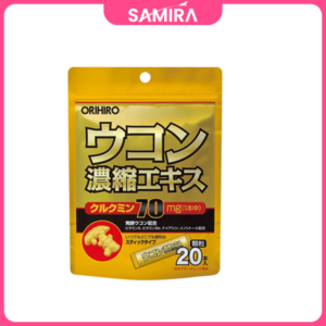 Bột nghệ hỗ trợ giải rượu Orihiro Ukon 70mg - 20 gói