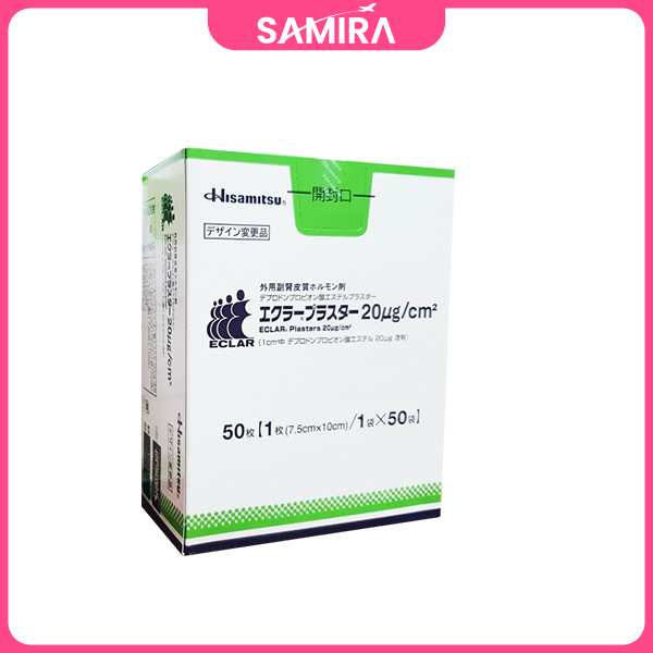 Miếng dán ép sẹo lồi Eclar Plaster Hisamitsu Nhật Bản 50 miếng
