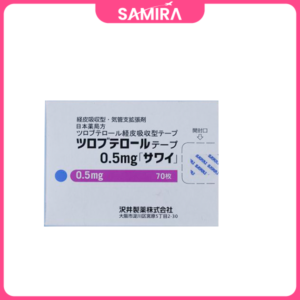 Miếng dán hỗ trợ giảm ho Sawai Tulobuterol 0.5mg cho bé 6 Tháng - 3 Tuổi - 70 Miếng