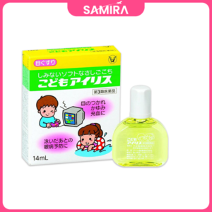 Nước nhỏ mắt Taisho Iris ngăn bức xạ máy tính, Tivi, điện thoại cho bé - 14ml