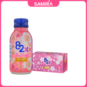 Nước uống Collagen 82X The Pink - Hộp 10 chai - 1 chai 100ml