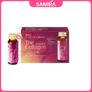 Nước uống bổ sung collagen đẹp da, căng bóng The Collagen Luxerich Shiseido - Hộp 10 Lọ 50ml