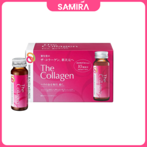 Nước uống bổ sung collagen đẹp da, căng bóng The Collagen Shiseido - Hộp 10 Lọ 50ml