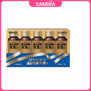 Nước uống tăng lực nhân sâm Sato Yunker Kotei 10 Chai 30ml