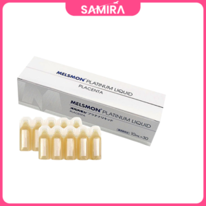 Nước uống tinh chất nhau thai ngựa Melsmon Platinum Liquid Placenta 30 ống x 10ml