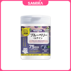 Viên nhai Zoo Bổ mắt Blueberry + Lutein Unimat Riken - 150 Viên