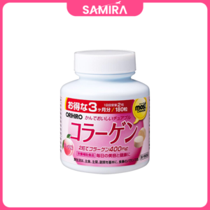 Viên nhai bổ sung Collagen Most Chewable Orihiro Vị đào - 180 Viên