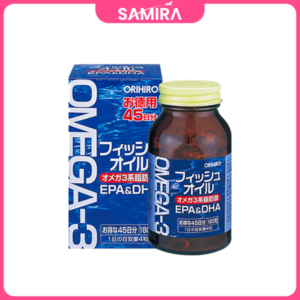 Viên uống Dầu cá Omega 3, EPA & DHA Orihiro - 180 viên