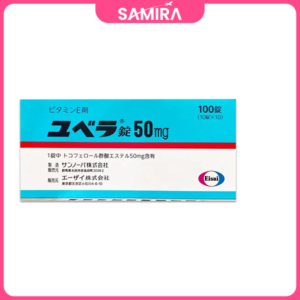 Viên uống bổ sung Vitamin E 50mg Eisai 100 Viên