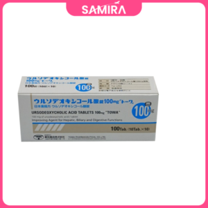 Viên uống cải thiện chức năng gan, hòa tan sỏi mật Towa Ursodeoxycholic Acid 100mg - 100 Viên