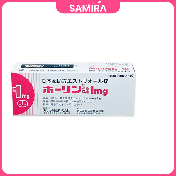 Viên uống cân bằng nội tiết, nấm ngứa phụ khoa Horin 1mg Bệnh Viên Nhật Bản - Vỉ 10 Viên