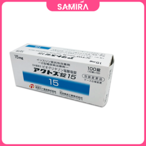 Viên uống tiểu đường Actos Tablet 15mg Nhật Bản - 100 Viên