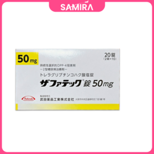 Viên uống hỗ trợ tiểu đường Zafatek 50mg - Takeda Nhật Bản - 20 viên