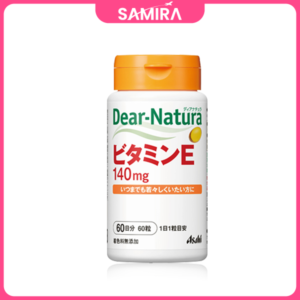 Viên uống hữu cơ bổ sung Vitamin E Asahi Dear Natura - 60 Viên