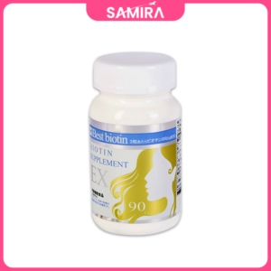 Viên uống kích thích mọc tóc Biotin Suppelement EX 90 Viên