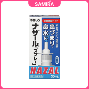 Xịt mũi Nazal Sato dị ứng, viêm xoang, nghẹt mũi, sổ mũi 30ml