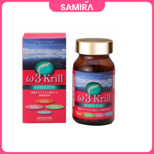 Viên uống dầu nhuyễn thể Omega 3 Krill Shiratori - 80 Viên